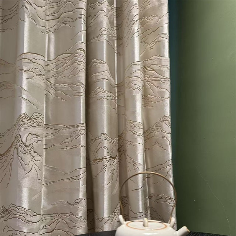 Landscape Jacquard Curtain