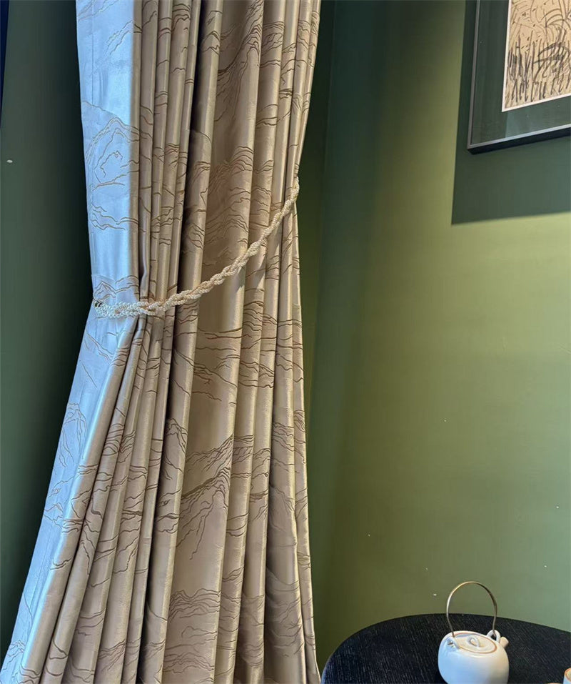 Landscape Jacquard Curtain