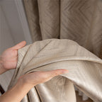 Modern Jacquard Blackout Fabric