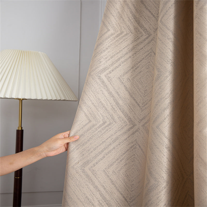 Modern Jacquard Blackout Fabric